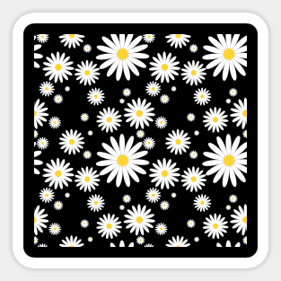 Sunflower Seamless Print Sticker